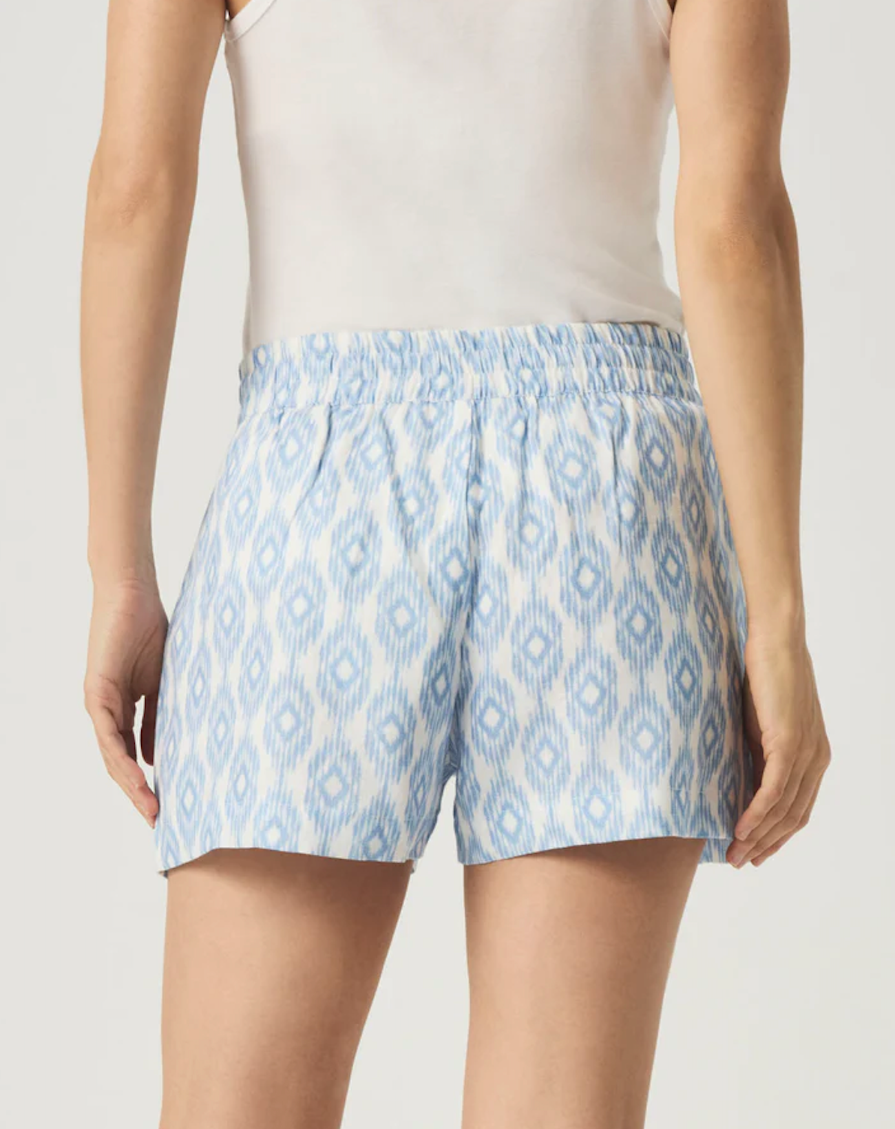Campside Ikat Short in Steele Blue - Lukka Boutique