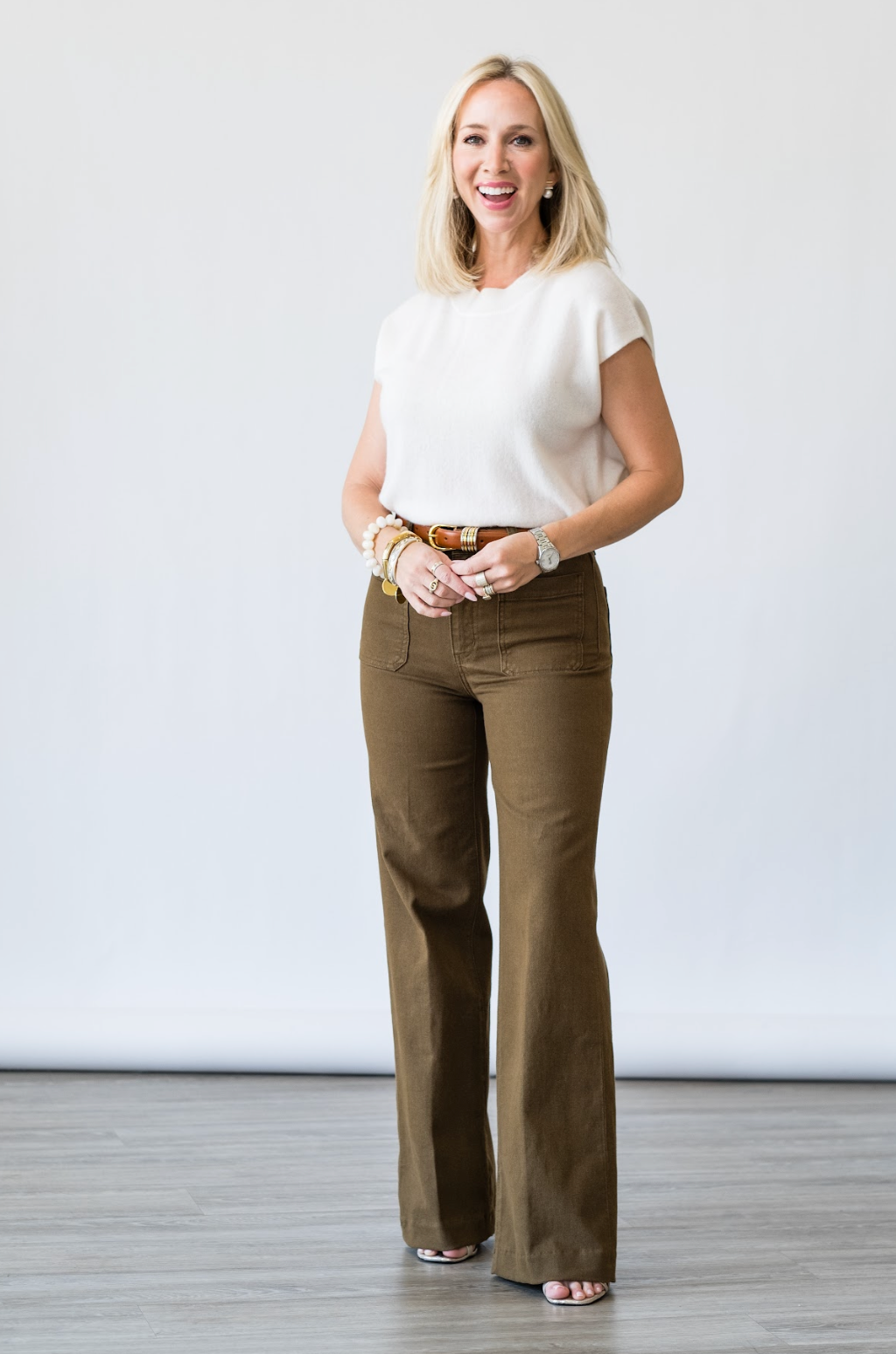Sleeveless Crew Neck Sweater - Lukka Boutique