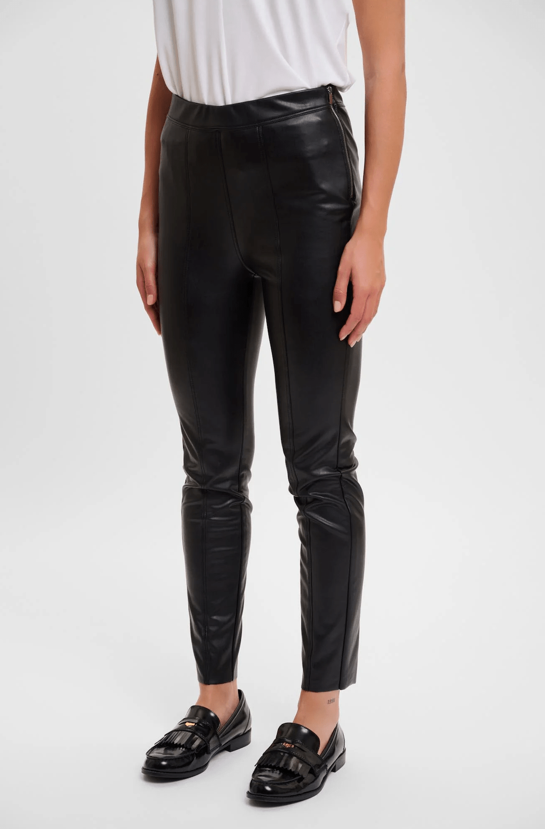Maisa Faux Leather Legging - Lukka Boutique