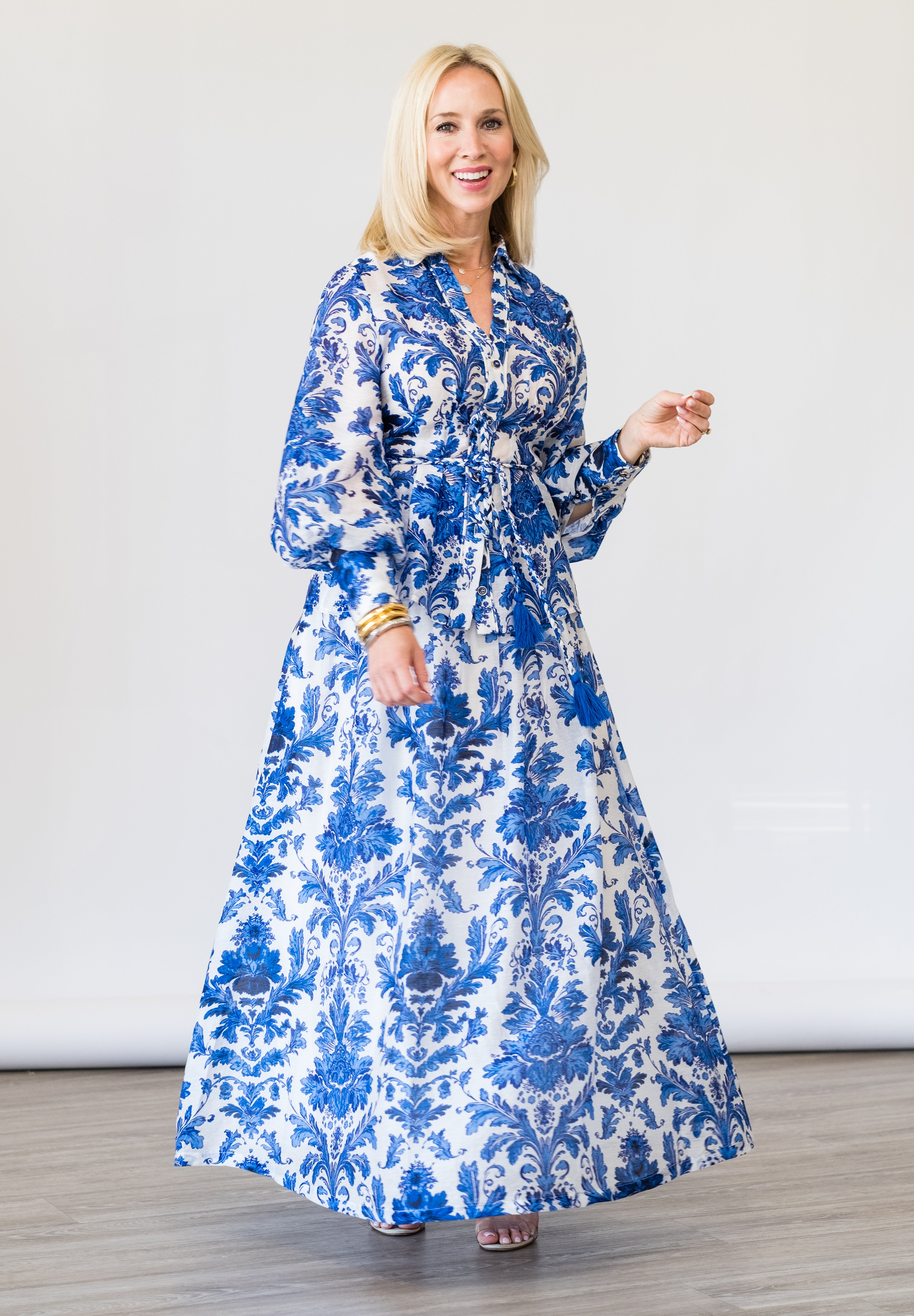 Adrianna Maxi Skirt in Adrianna Print - Lukka Boutique