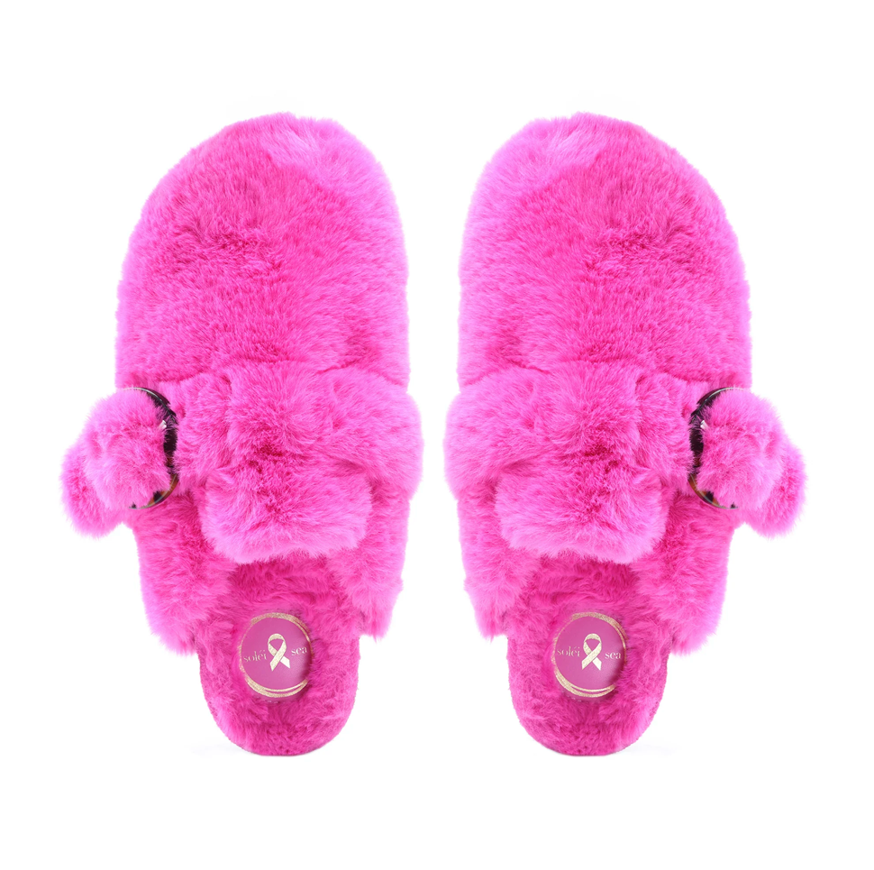 Terra Full Fur Clog in Pink Hope - Lukka Boutique