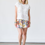 Annette Short in White Maya - Lukka Boutique