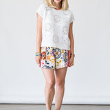 Annette Short in White Maya - Lukka Boutique
