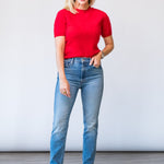 Brushed T-Shirt in Post Box - Lukka Boutique