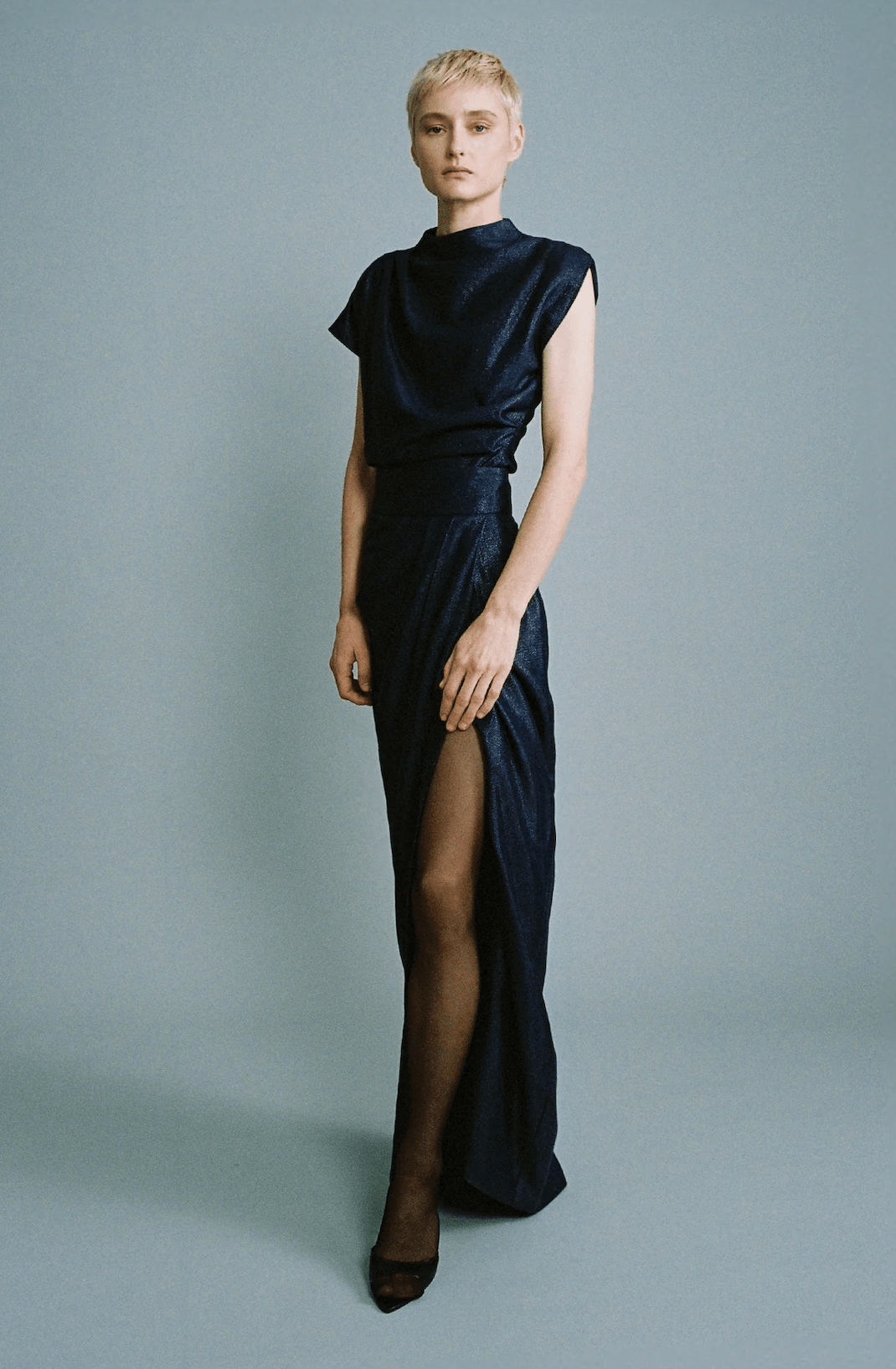 Asteroid Top in Navy - Lukka Boutique