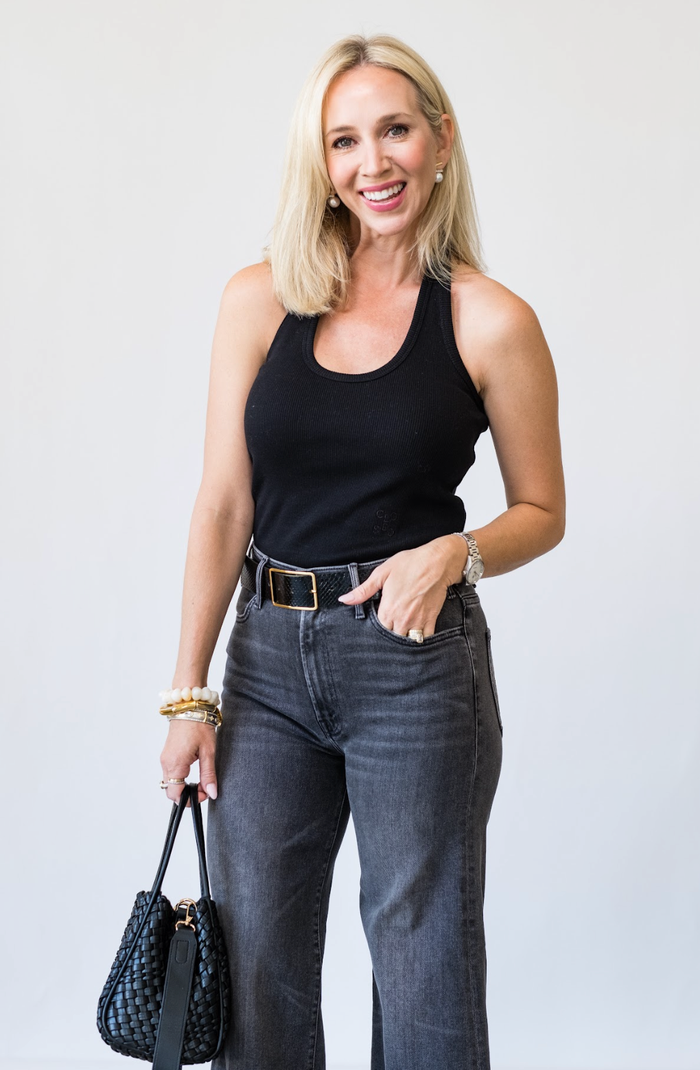 Neckholder Top in Black - Lukka Boutique