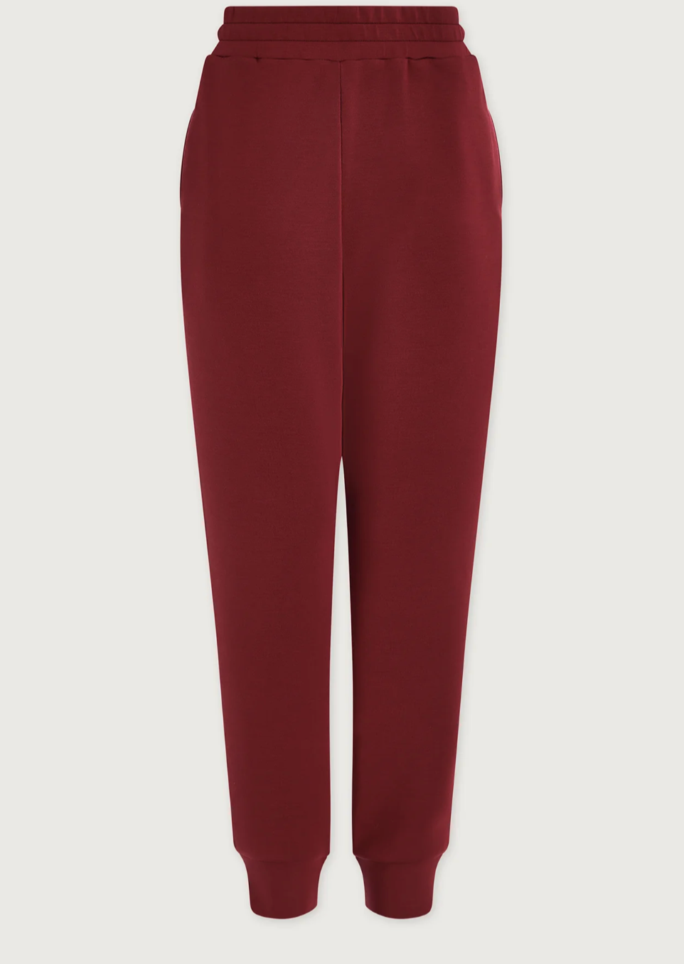 The Slim Cuff Pant 27.5" in New Maroon - Lukka Boutique