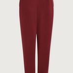 The Slim Cuff Pant 27.5" in New Maroon - Lukka Boutique