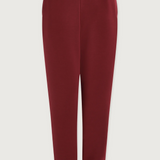 The Slim Cuff Pant 27.5" in New Maroon - Lukka Boutique