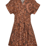 Nash Mini Dress in Bandana Camel