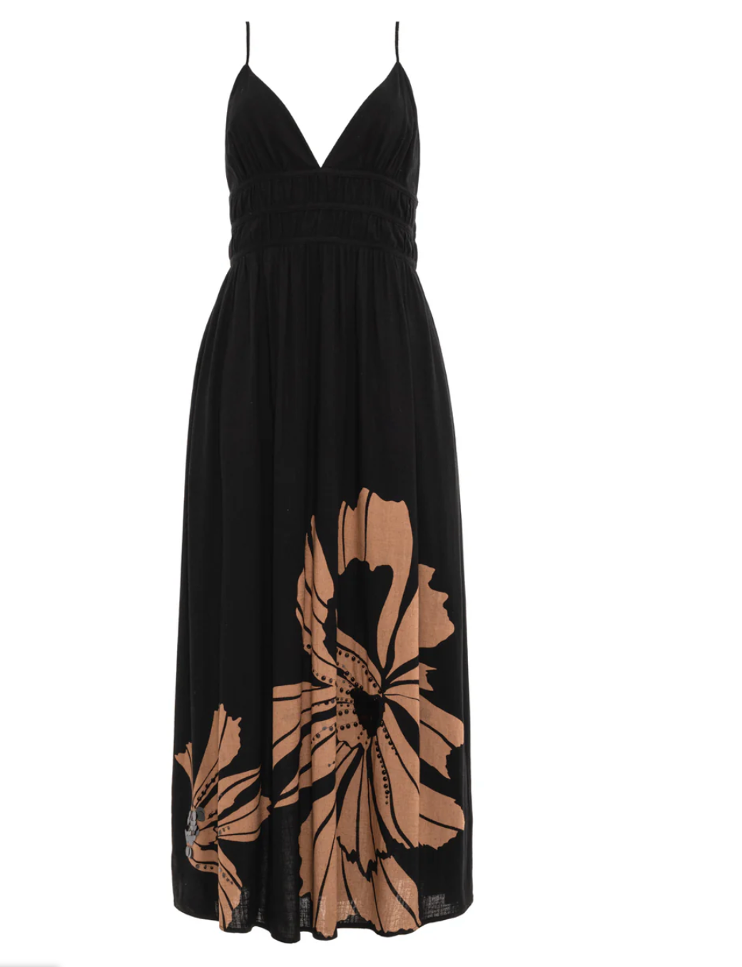 Mira Embellished Volume Dress in Marco Lotus - Lukka Boutique