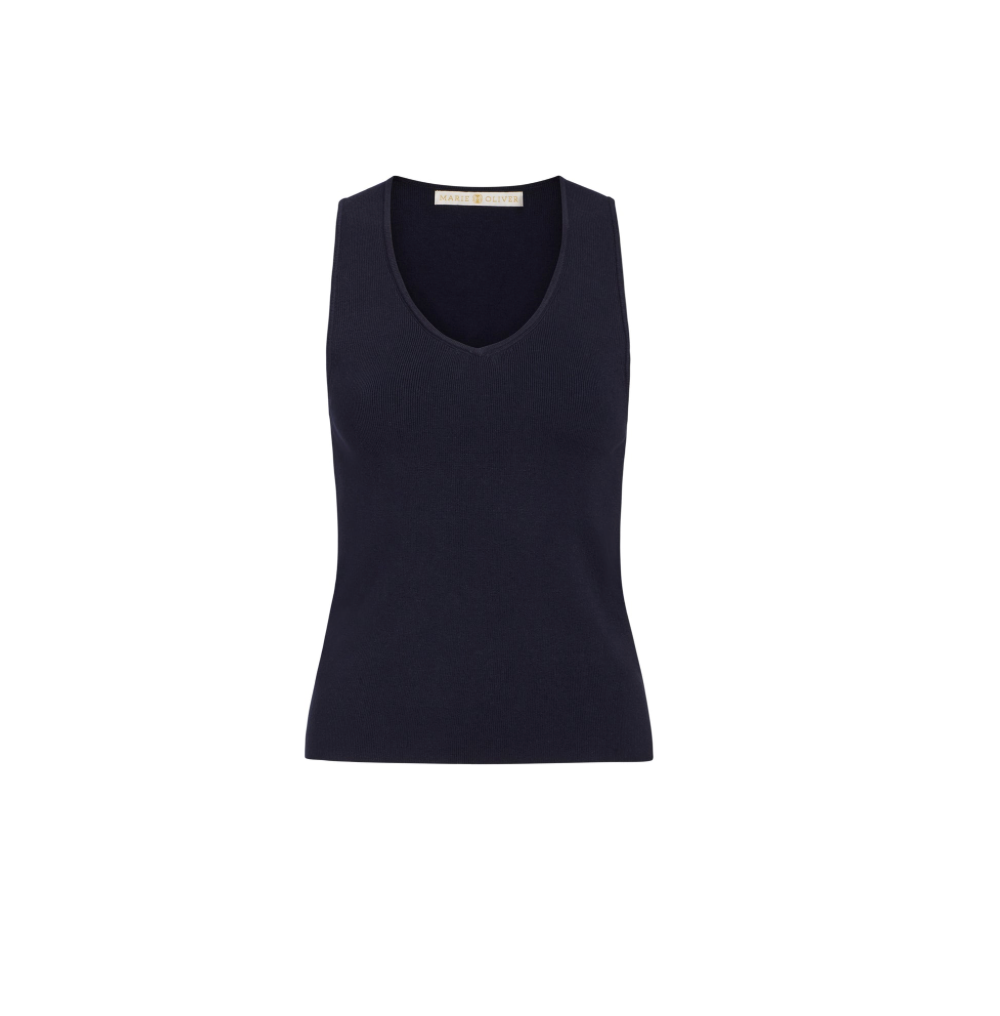 Miranda Tank in Navy - Lukka Boutique