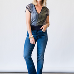 Vanessa Top in Ombre Stripe - Lukka Boutique