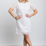 The Wanderer Lace Dress in White - Lukka Boutique