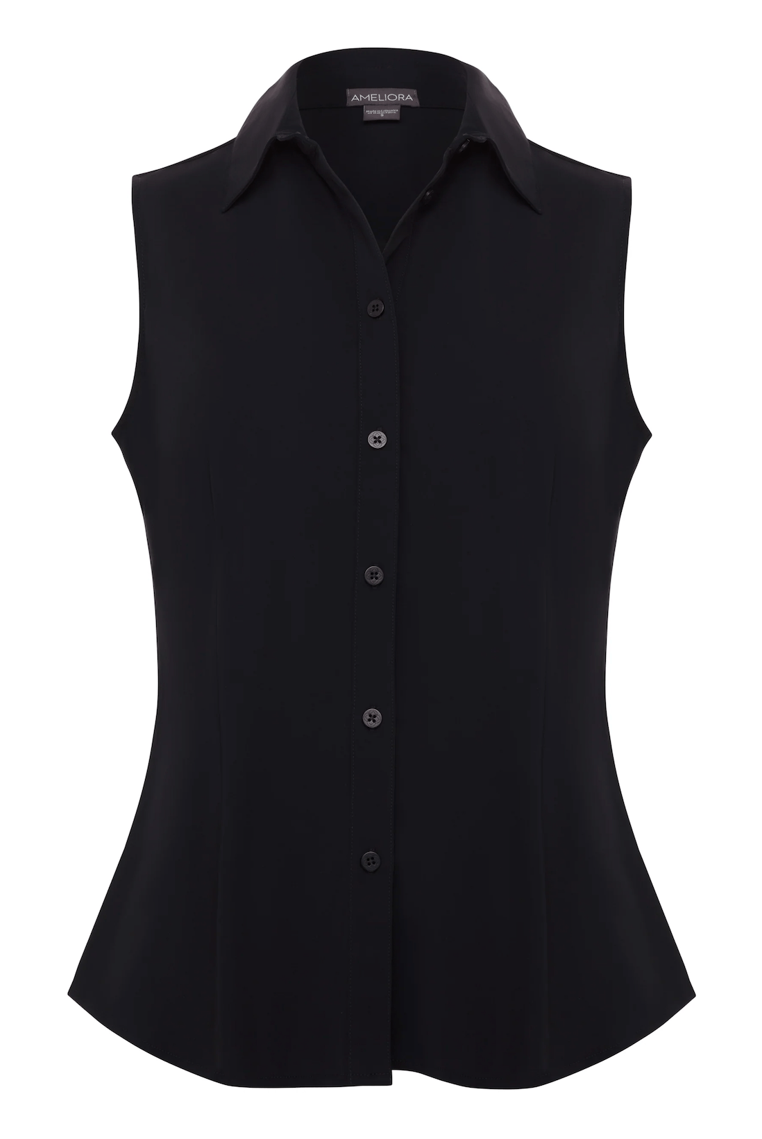 Annie Sleeveless Button Shirt - Lukka Boutique