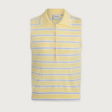 Rue Polo Tank in Anise Flower/Xenon Blue