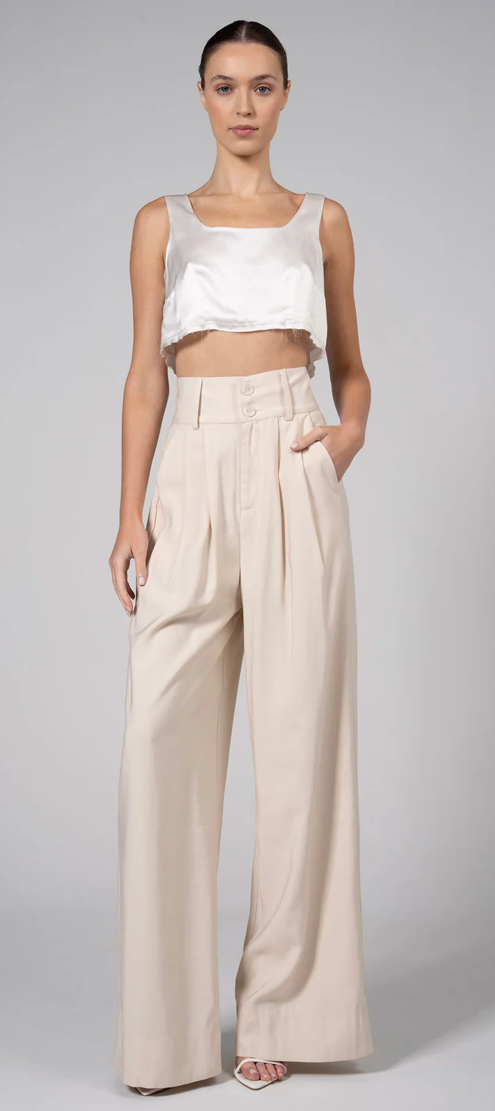 Paige Pant in Oat