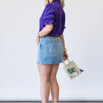 The Vagabond Mini Skirt in Magic School Bus - Lukka Boutique