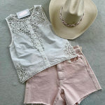 Eileen Top in Ivory - Lukka Boutique