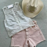 Eileen Top in Ivory - Lukka Boutique