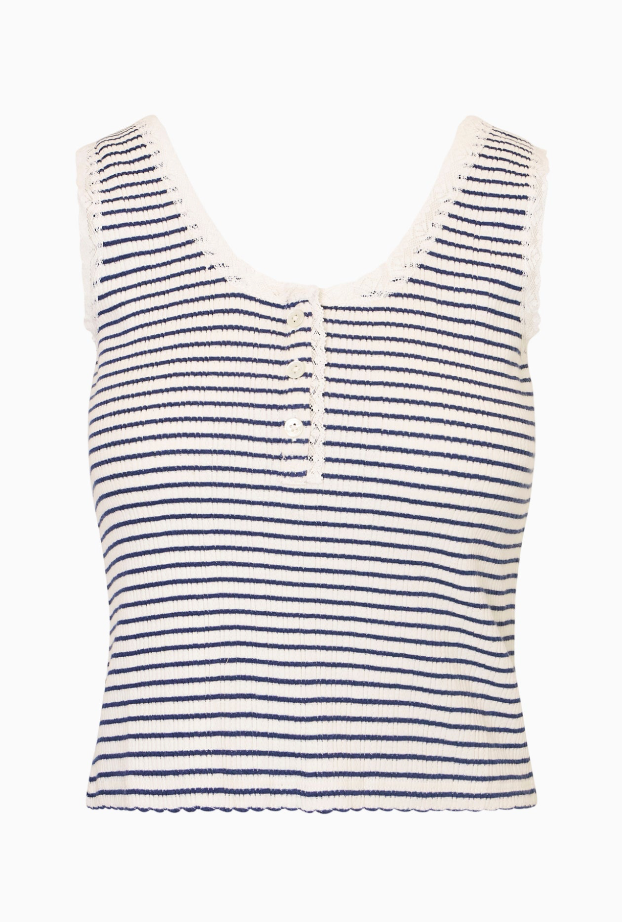 Elenabell Tank in Ocean Cavern Stripe - Lukka Boutique