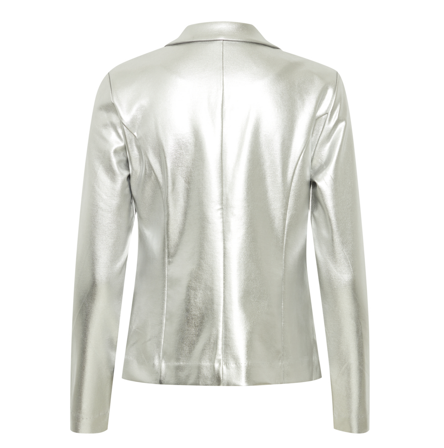 
                  
                    Kate Metallic Blazer in Silver
                  
                