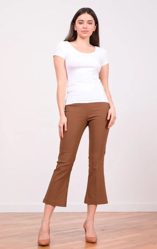 Leo Pant in Cognac