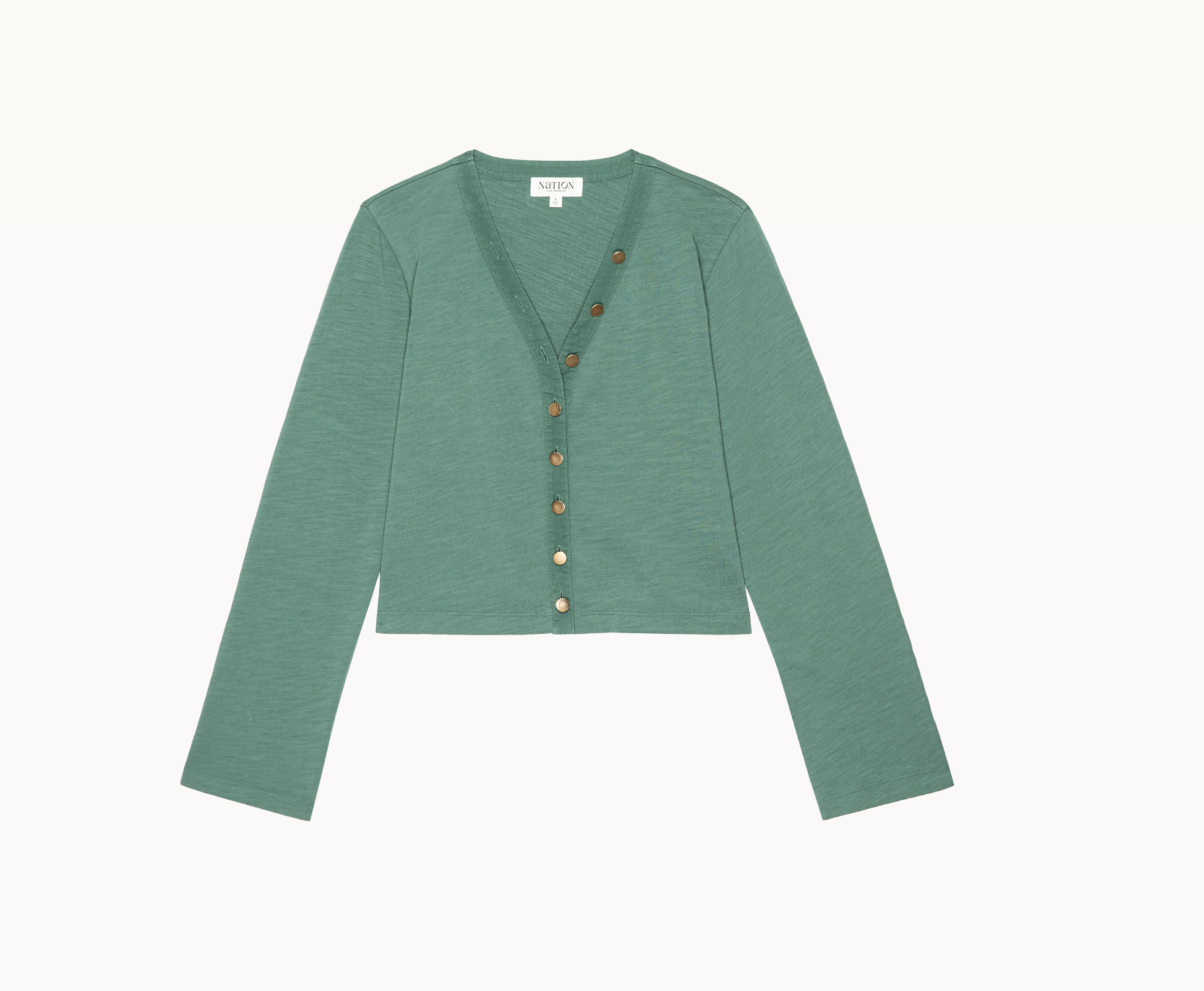 Marlowe Long Sleeve Shirt in Spruce - Lukka Boutique