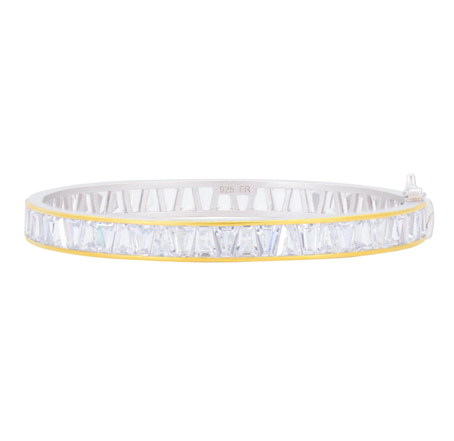 Midnight Tri-Tone Twilight Thin Hinge Bracelet - Lukka Boutique