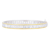 Midnight Tri-Tone Twilight Thin Hinge Bracelet - Lukka Boutique