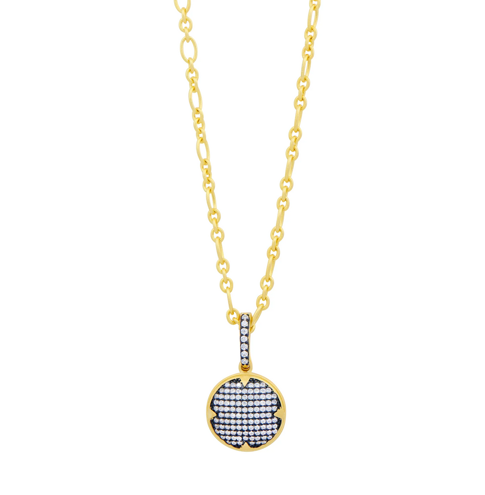 Signature Times Square Pave Short Pendant