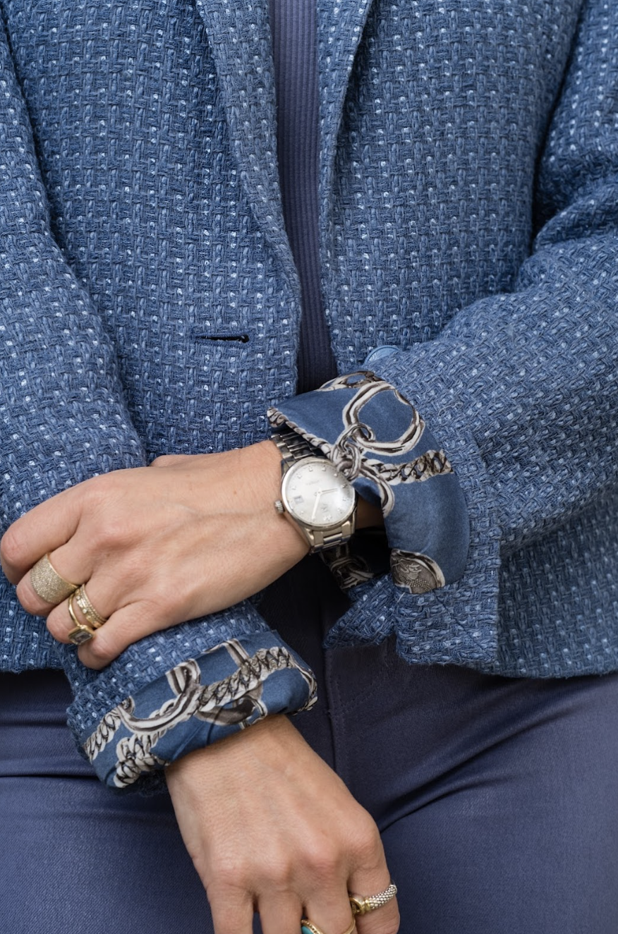 
                  
                    Jennah Blazer in Harbor Blue
                  
                