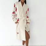 Fuzzy PJ Robe in Cherries - Lukka Boutique