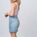 Kris Mini Skirt in Fontana - Lukka Boutique