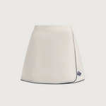 Anaya Mid Rise Skort 13.5" in White - Lukka Boutique