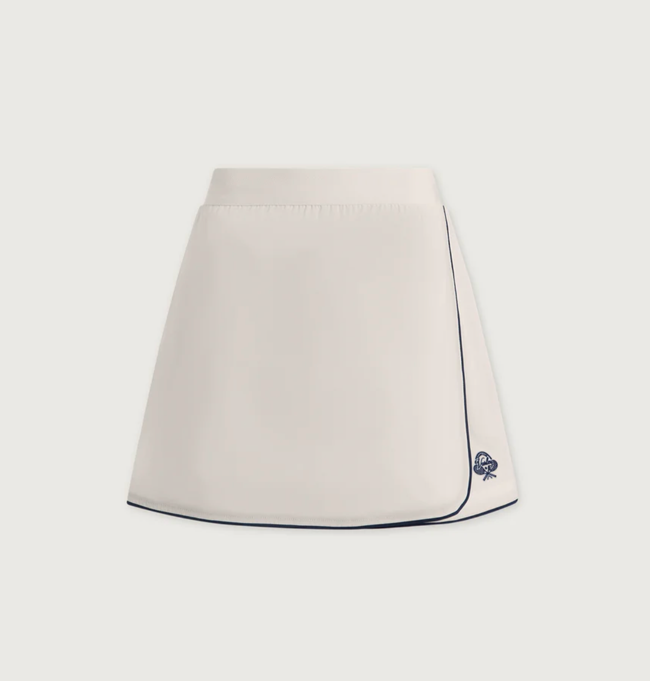 Anaya Mid Rise Skort 13.5" in White - Lukka Boutique