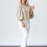 Bouffantes Blouse in Light Kaki