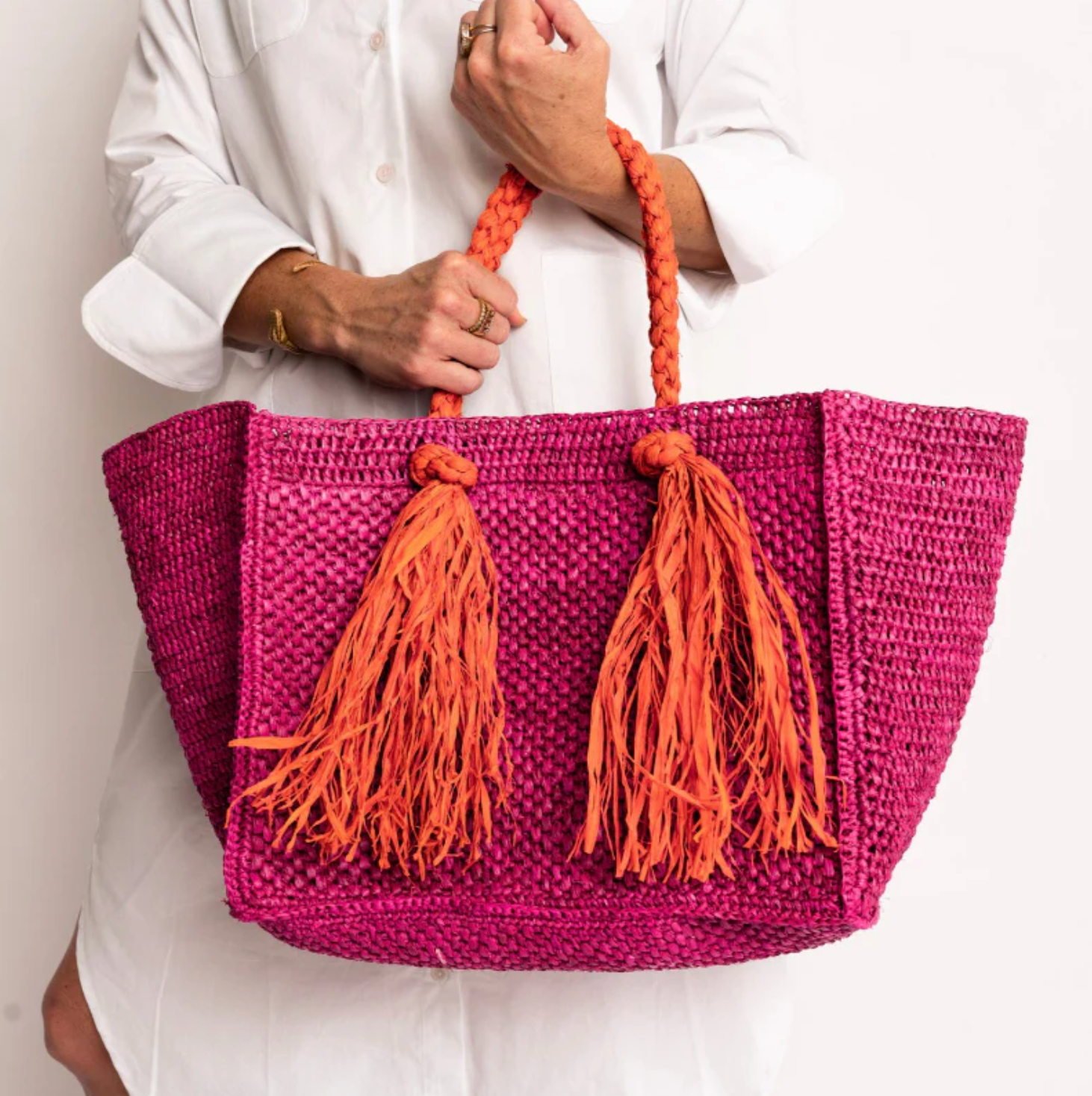 Camilla Raffia Bag