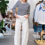 Mani Sweater in Navy Birch