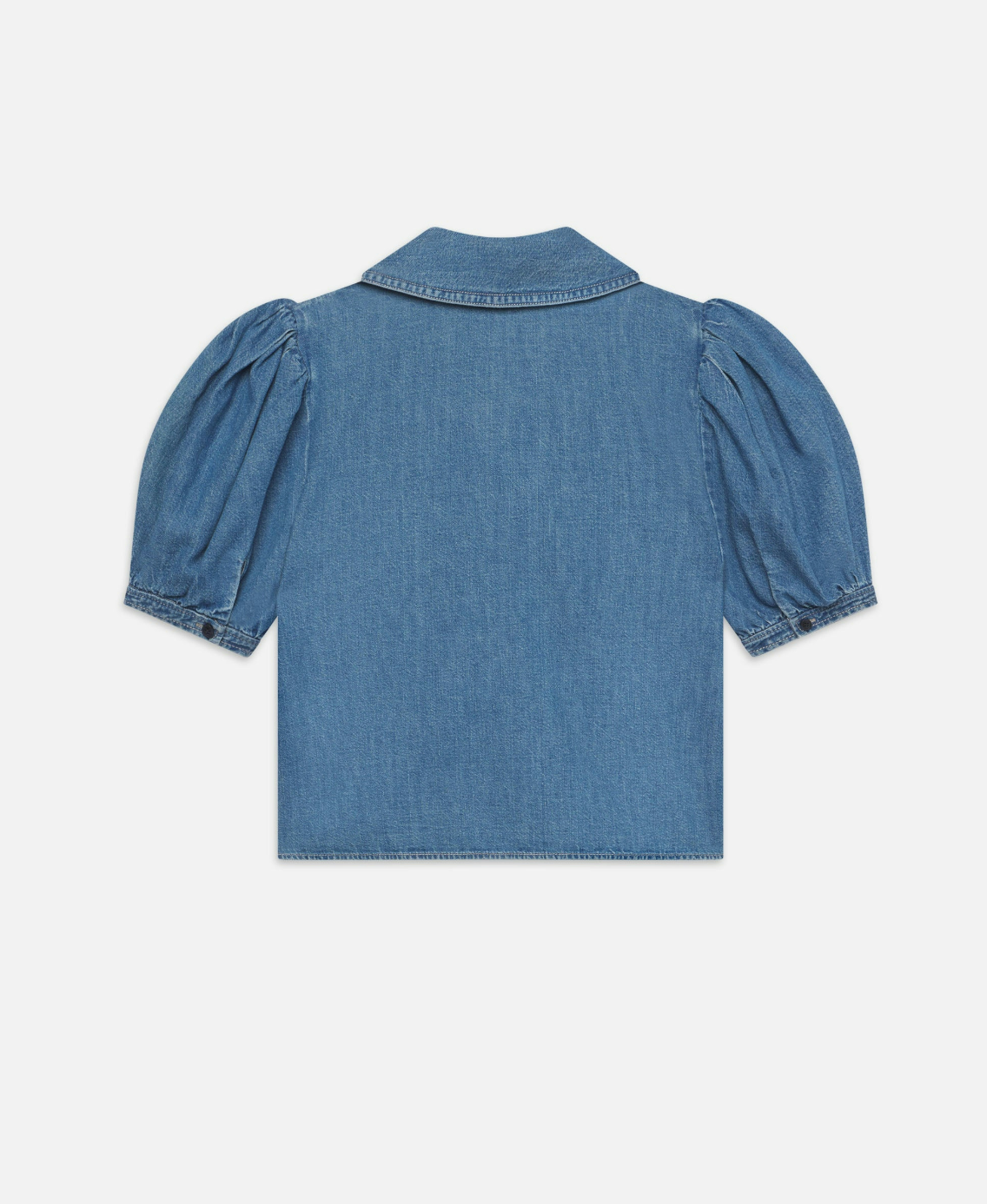 Denim Sailor Blouse in Starlet - Lukka Boutique