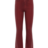 Kendra Coated Crop High Rise Flare - Lukka Boutique