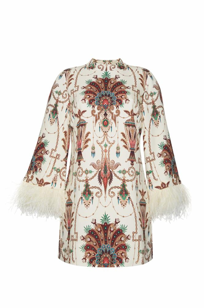 Vida Dress in Bejeweled Ivory - Lukka Boutique