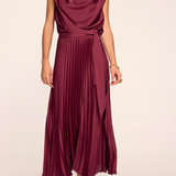 Farah Dress in Raspberry