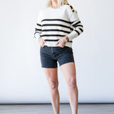 Zoie Short High Rise 4.5" in Nightshade - Lukka Boutique