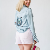 Chemise Tencil Button Down in Light Blue