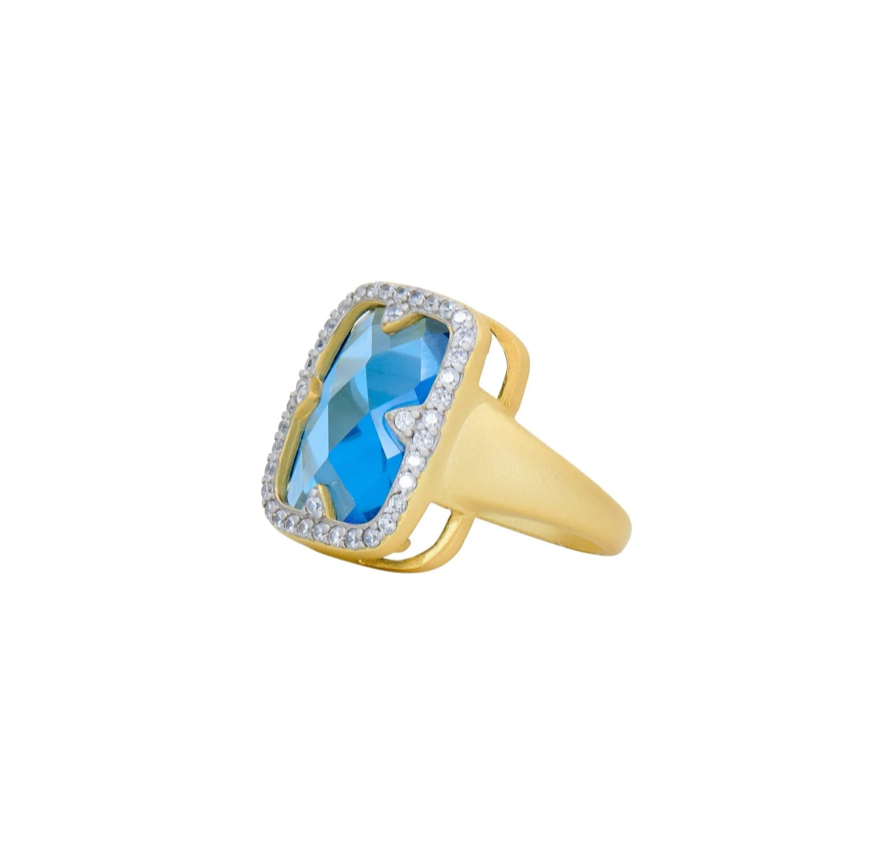 Coastal Hues Cocktail Ring - Lukka Boutique