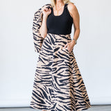 Aisha Skirt in Zebra Blush