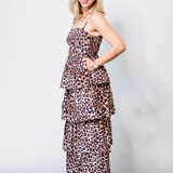 Ophelia Dress in Leopard