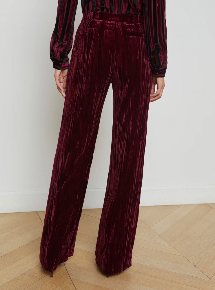 
                  
                    Livvy Straight Leg Trouser in Dark Port
                  
                