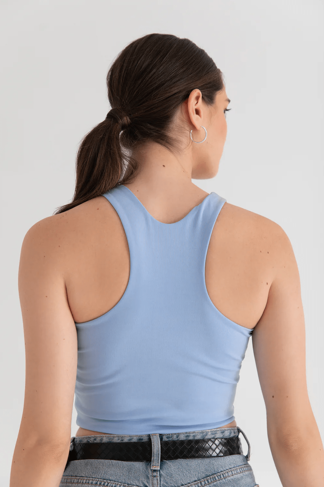 The Sculpt Racerback Crop Tank - Lukka Boutique